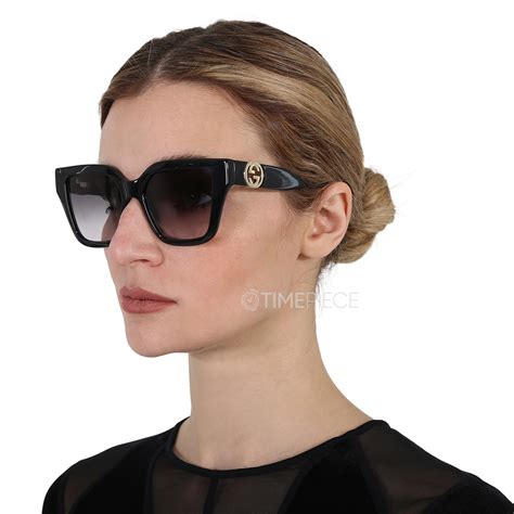 gucci grey gradient square sunglasses|gucci bedazzled sunglasses.